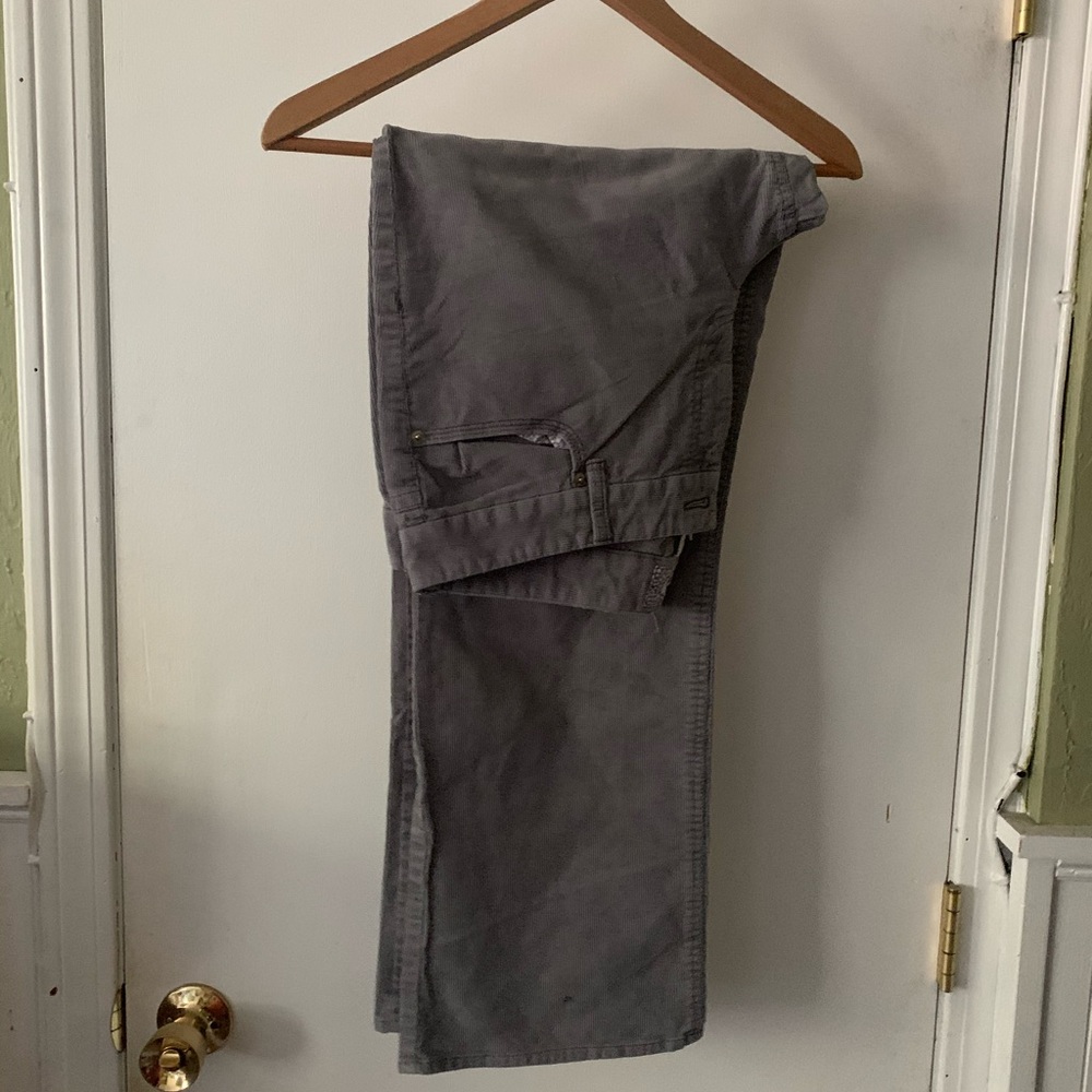 JCrew Factory Boot Cut Grey Corduroy 12S